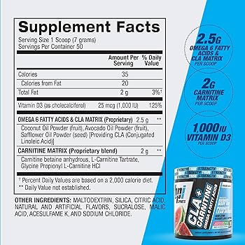 BPI Sports  CLA + Carnitine - 50 Servings
