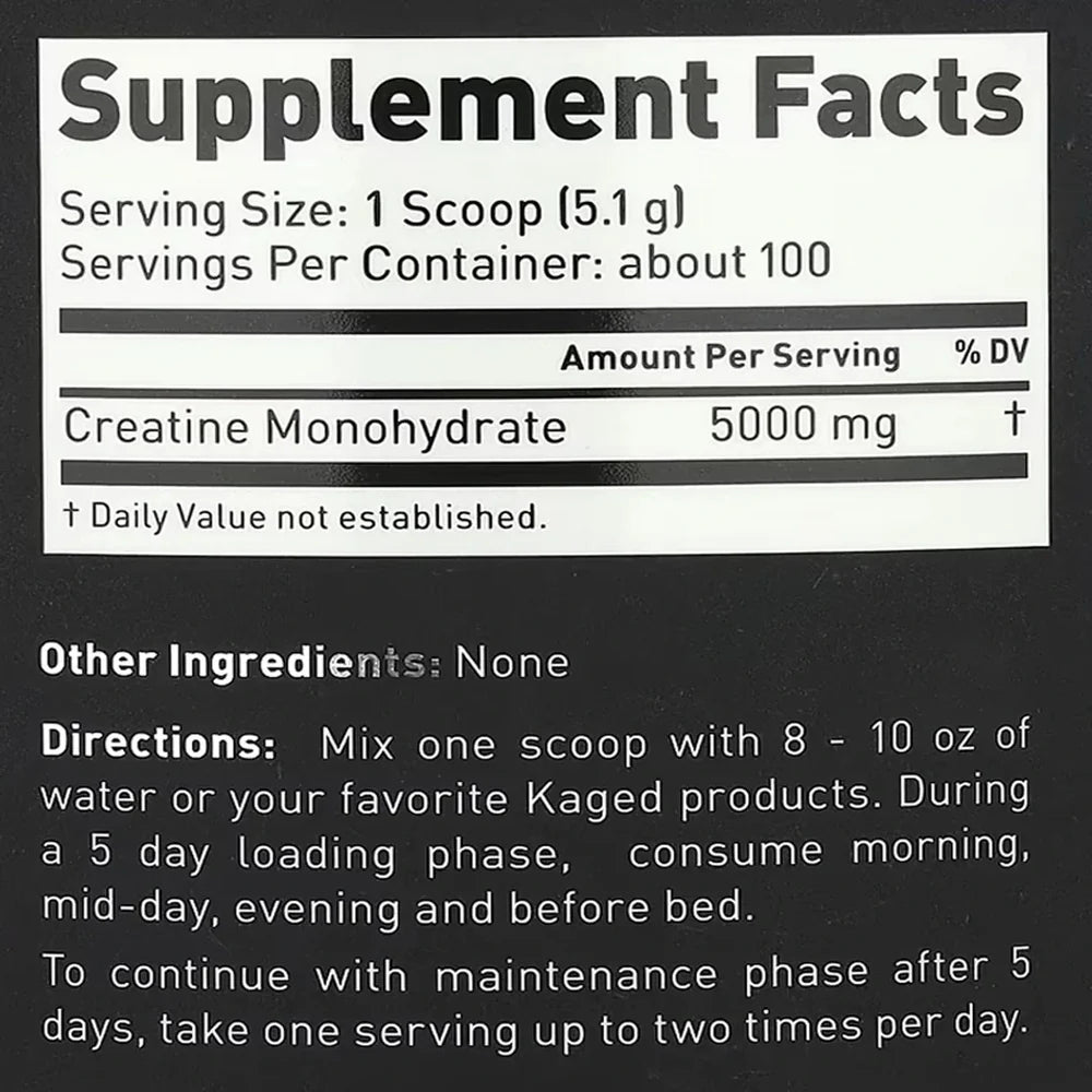 Kaged Creatine Monohydrate- 100 servings