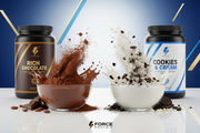 collective image of choclate and cookies cream flavours