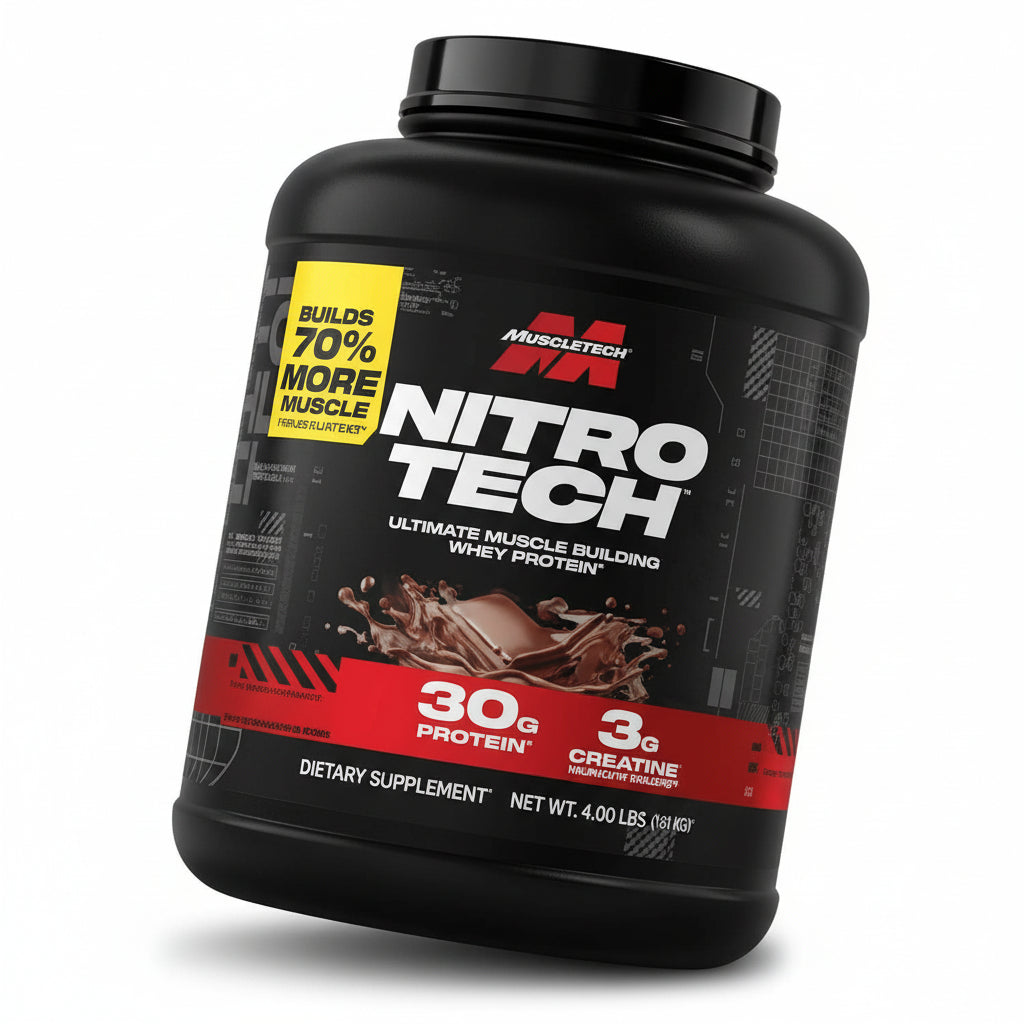 Nitro Tech Performance Whey Protein -4 lbs by Muscle Tech