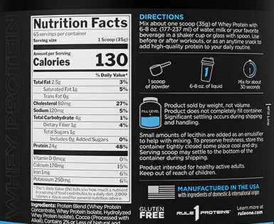 Rule 1 Whey Protein 5 LB